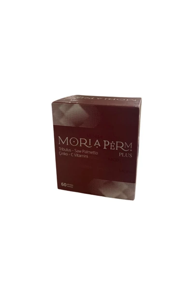 MORİA PERM PLUS BİTKİ EKSTRELERİ, VİTAMİNLER VE MİNERALLER İÇEREN TAKVİYE EDİCİ GIDA 60 KAPSÜL