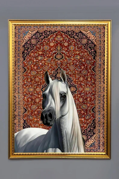 Dekoratif Modern Desenli Çerçeveli Duvar Tablosu 50x70cm RÜYA02 RENKLİ 50 X 70