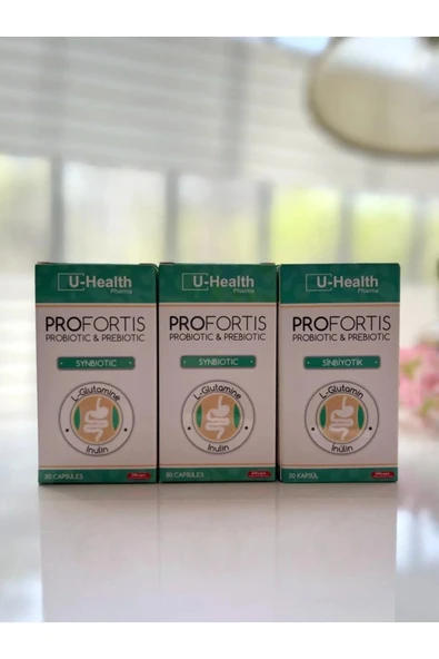 PROFORTİS PROBİYOTİK VE PREBİYOTİK İÇEREN TAKVİYE EDİCİ GIDA 30 KAPSÜL