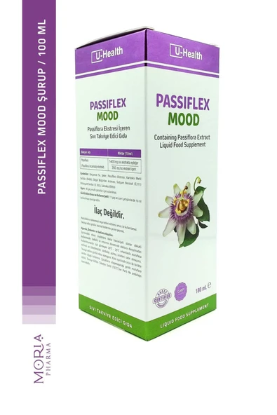 PASSIFLEX MOOD PASSIFLORA EKSTRESİ İÇEREN SIVI TAKVİYE EDİCİ GIDA 180 ML