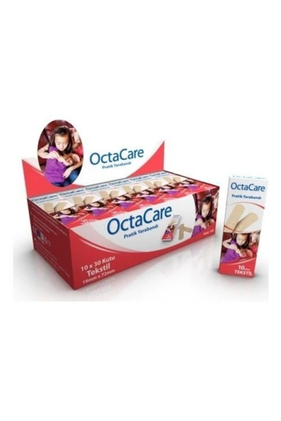 OCTACARE TEKSTİL YARA BANDI 10 PARÇA