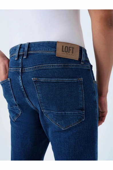 Loft Justin Torıno Dark Wash Erkek Jean Pantolon LF2039444 - Resim 5