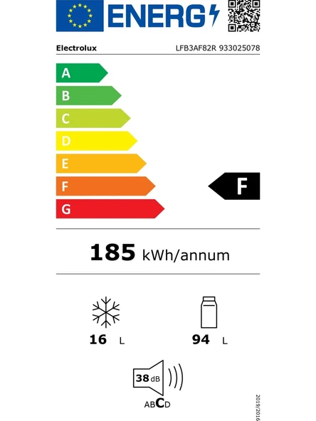 Electrolux LFB3AF82R -109 Lt Ankastre Buzdolabı - 2