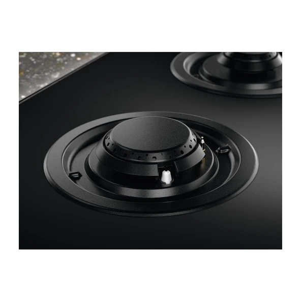 Electrolüx KGG953753K Steppower Flamelight Verticalflame 90 cm Siyah Cam Gazlı Ocak - 4
