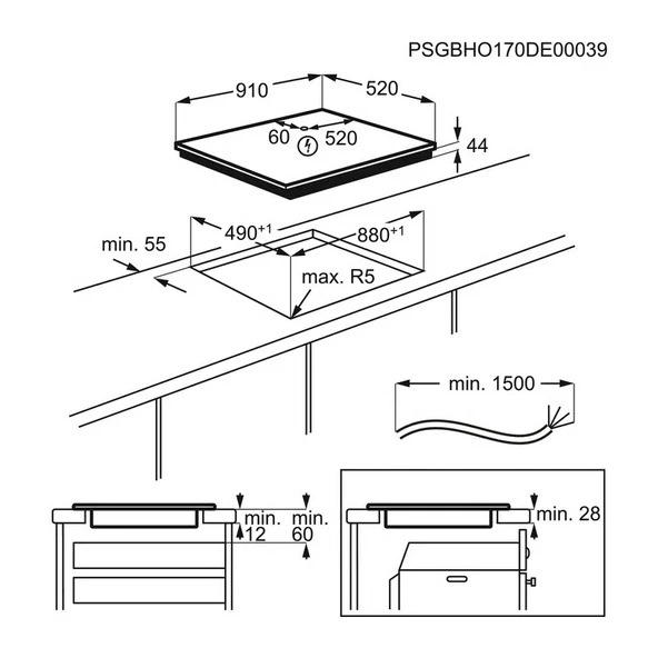 EIV9467 90 cm Indüksiyon Ocak - 2