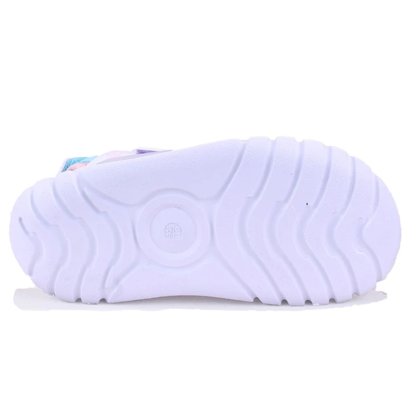 Vicco Cube 332F25Y212 Gri Pudra Ortopedik Günlük Kız Çocuk Spor Sandalet - 4