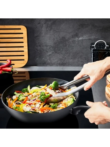 Tefal Titanyum 3X Force 28 cm Wok Tava - 3