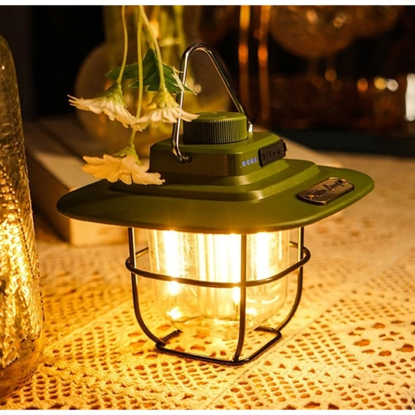 Periboia Şarjlı Powerbank Özellikli Işıldak