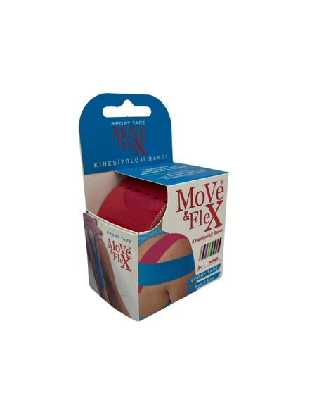 Move&Flex Kinesiyoloji Bandı Kırmızı