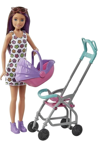 Barbie® Skipper® Bebek Bakıcısı™ Mor Saçlı Bebek ve Oyun Seti | GXT34 - 2