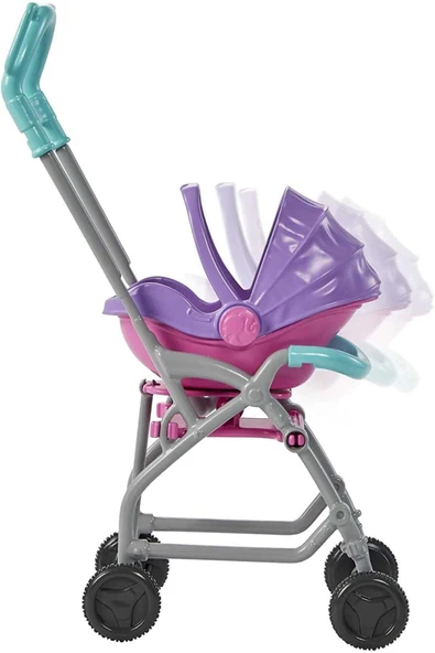 Barbie® Skipper® Bebek Bakıcısı™ Mor Saçlı Bebek ve Oyun Seti | GXT34 - 5