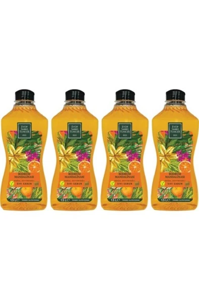 Eyüp Sabri Tuncer Sıvı Sabun 1500 ml Bodrum Mandalinası x 4 Adet