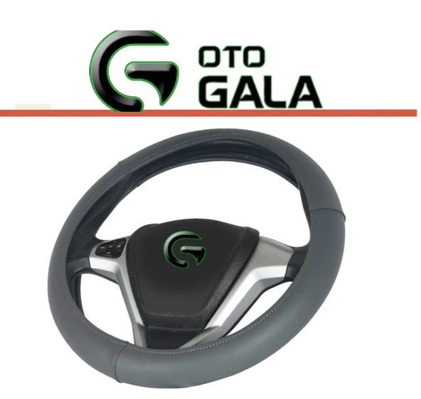 DİREKSİYON KILIFI GEÇMELİ DÜZ GRİ - 2