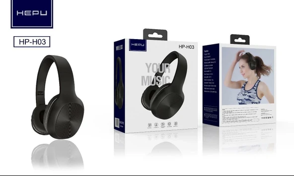 HEPU HP-H03 BLUETOOTH KAFA ÜSTÜ KULAKLIK - 2