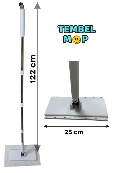 Tembel Mop Tüm Bezleri Kendi Alabilen Otomatik Mop Yüzey Temizlik Havlusu Kullan At Bezler Için - 5