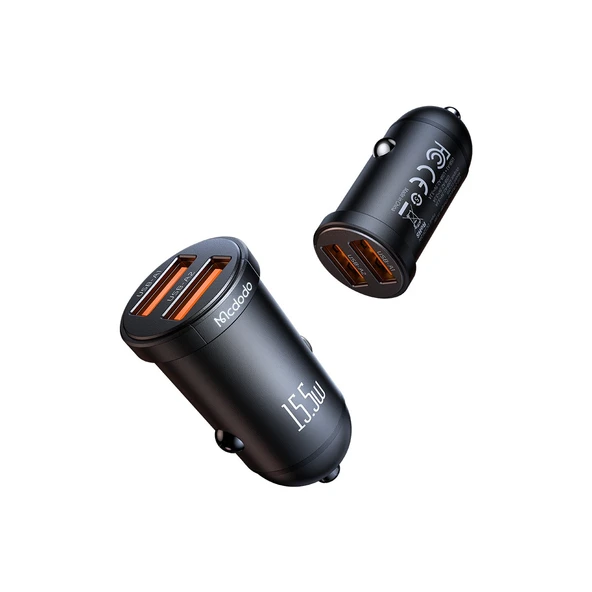 Mcdodo CC-2950 15.5W Çift USB Araç Içi Çakmaklık Şarj Aleti - 2
