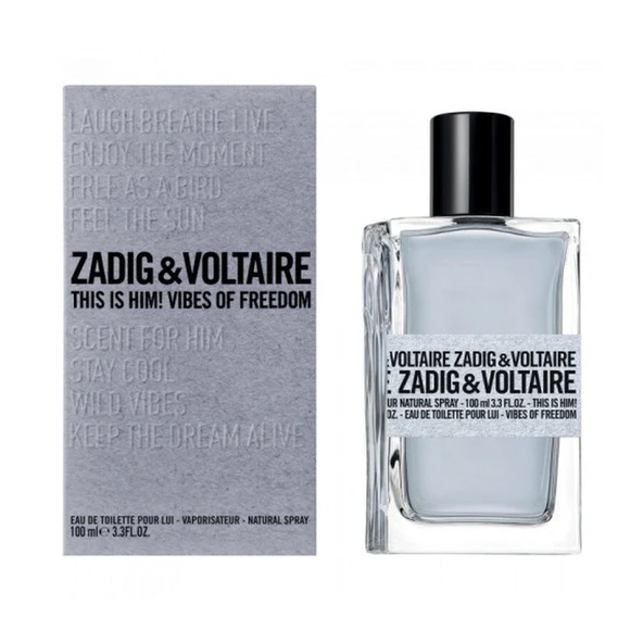 Zadig & Voltaire This Is Him! Vibes Of Freedom EDT Pour Lui 100ML Erkek Parfümü