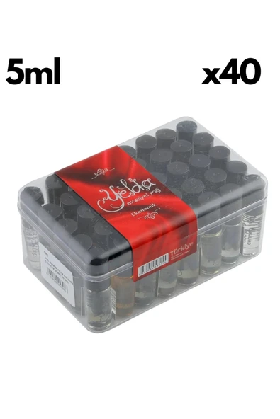 5 Ml Plastik Buhara Yelda Esans 40'lı Ekonomik Hac Umre Hediyelik Dağıtmalık