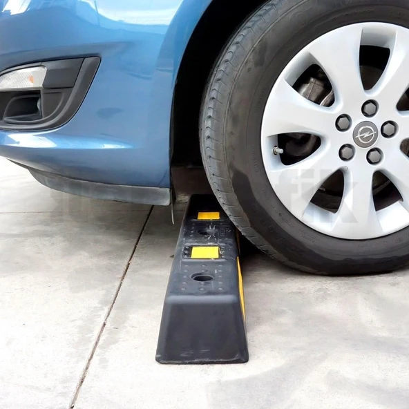 Kompakt ve Dayanıklı Kauçuk Oto Park Stoperi – 74x15x10 cm - 3