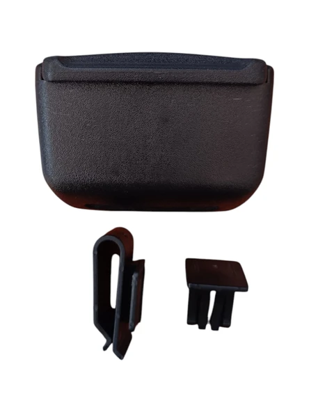 Araç İçi Işıklı Kapaklı Oto Küllük Klipsli - 2