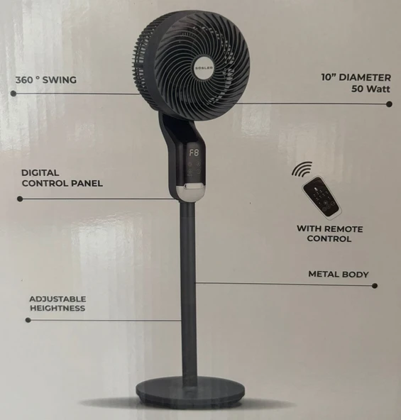 Süsler SV-1005 R Uzaktan Kumandalı Vantilatör