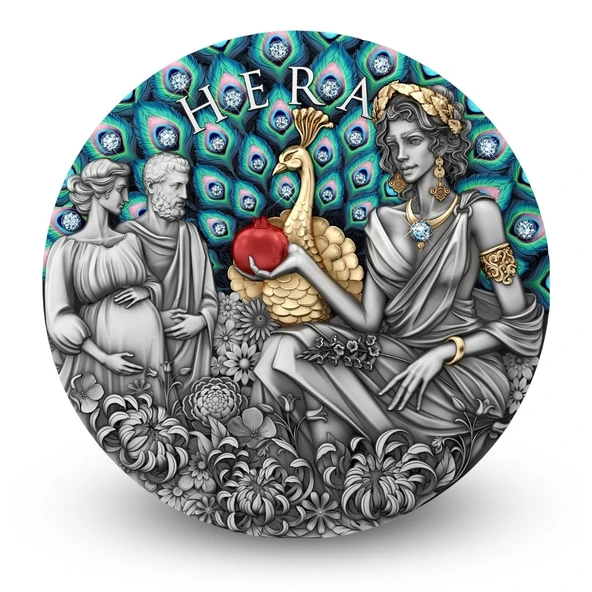 AgaKulche Hera Altın Kaplama Gümüş Sikke Coin