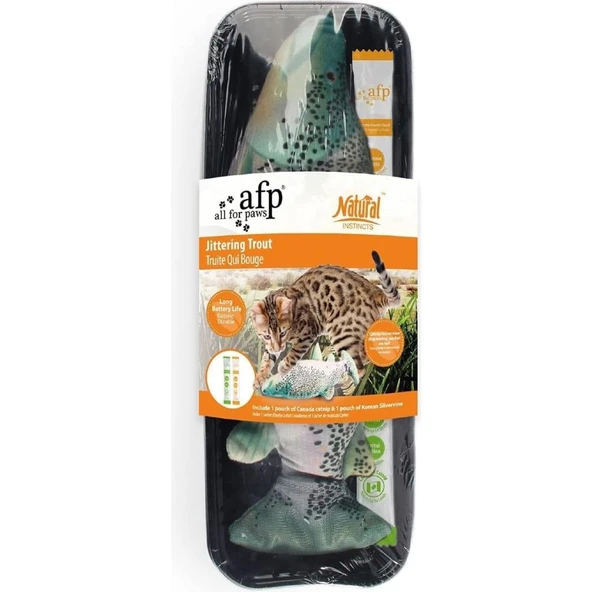 AFP Titreşimli Alabalık Catnip Gümüşasma 28x12x5,5 cm