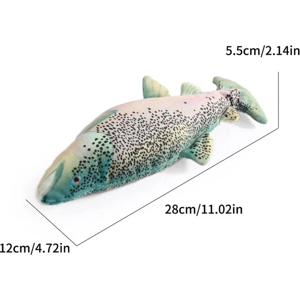 AFP Titreşimli Alabalık Catnip Gümüşasma 28x12x5,5 cm - 2