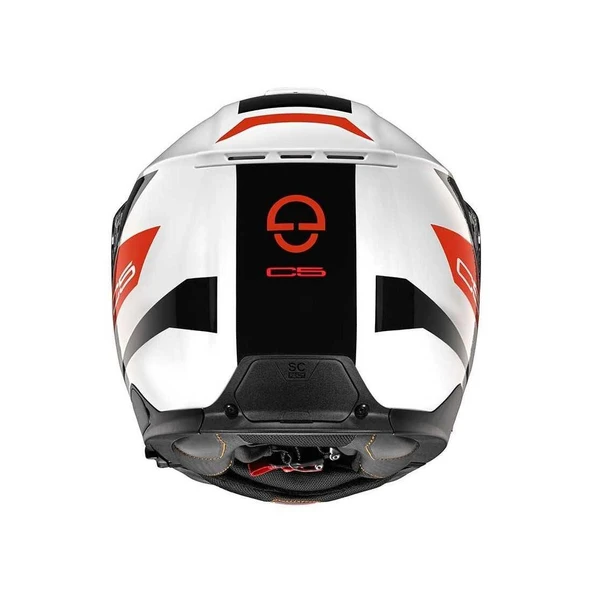 SCHUBERTH C5 ECLIPSE RED ÇENE AÇILIR MOTOSİKLET KASKI - 3