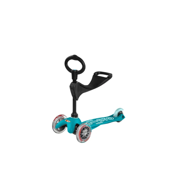 Micro Mini 3in1 Deluxe 3 Tekerlekli Scooter Aqua  Turkuaz 1+ Yaş - 7