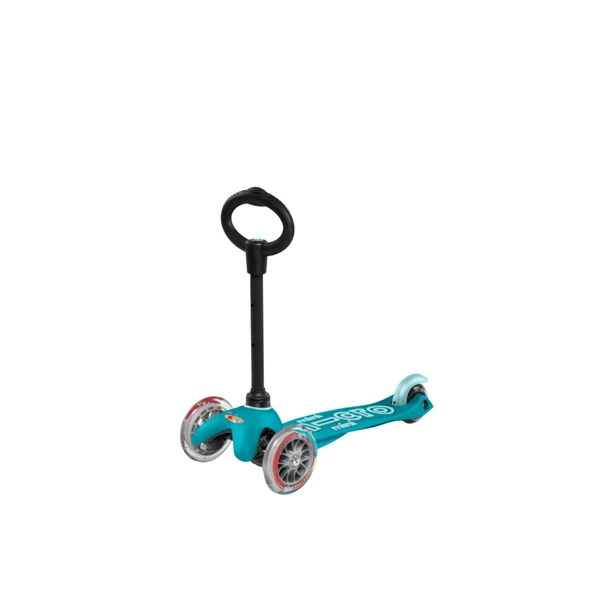 Micro Mini 3in1 Deluxe 3 Tekerlekli Scooter Aqua  Turkuaz 1+ Yaş - Resim 3