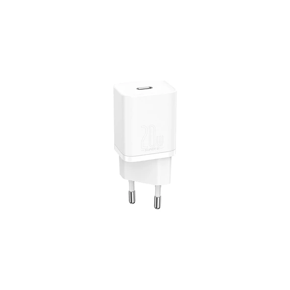 Baseus Super Si 20W Pd Type-C Girişli Akım Kontrollü Baseus Hızlı Şarj Adaptörü HBCV000020KS6D