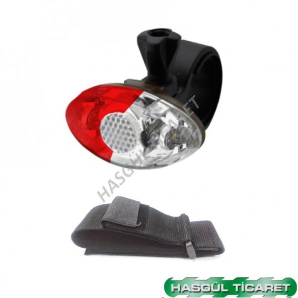 Hsgl Bisiklet Scooter Spor ve Kask icin Mavi Kırmızı Çakarlı ışık - 2