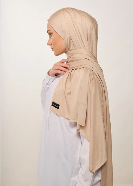 Tesettür Şal - Bone - Bej - 2