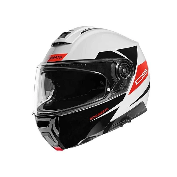 SCHUBERTH C5 ECLIPSE RED ÇENE AÇILIR MOTOSİKLET KASKI
