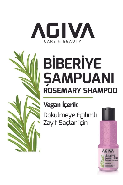 Biberiye Şampuanı & Biberiye Suyu Dökülme Karşıtı ve Hızlı Saç Uzatma Etkili 100 ml 2'Li Set - 3