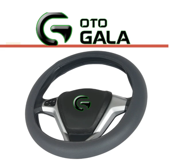 DİREKSİYON KILIFI GEÇMELİ NOKTALI GRİ - 2