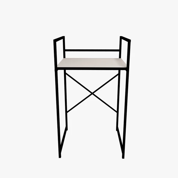 Banyo Rafı Çamaşır ve Kurutma Makinesi Dolabı Beyaz 1624 - 3