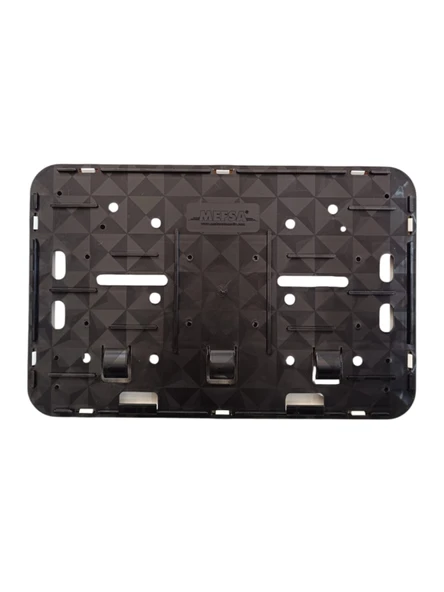 Çerçeveli Motor Plakalık Plaka Altlığı Beyaz 17x26 cm - 2