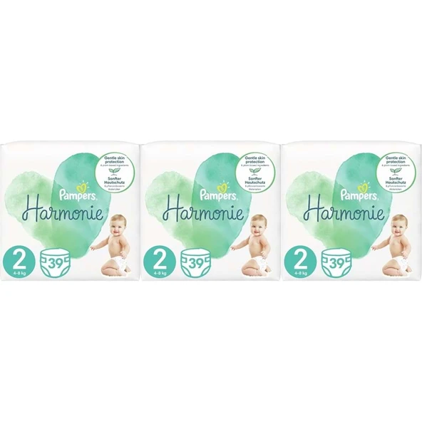 Prima Pampers Harmonie Bebek Bezi Beden:2 (4-8KG) Mini 117 Adet Aylık Ultra Fırsat Pk ürün görseli