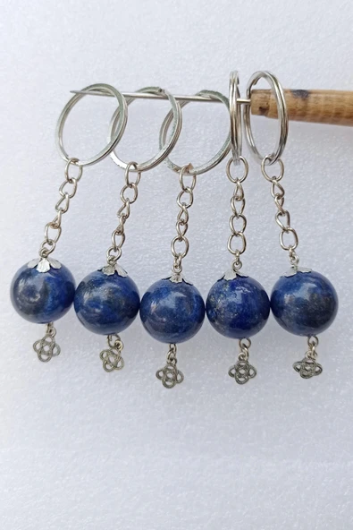 Lapis Lazuli Taşı Anahtarlık 523-2 - 4