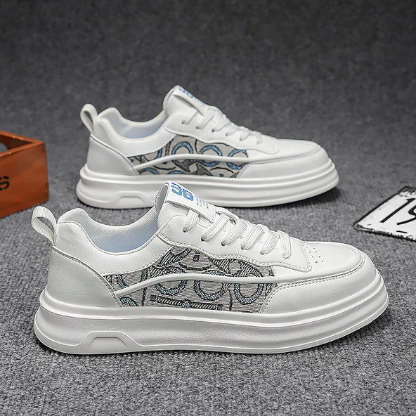 Erkek Günlük Sneaker Ayakkabı (Beyaz)