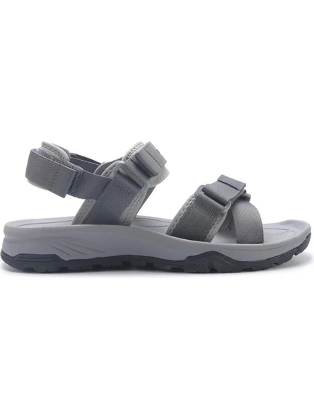 LUMBERJACK MUNA 5FX GRİ ÇIRTLI AANTOMİK CASUAL SPOR SANDALET - 3