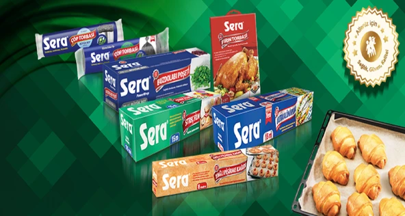 Sera Streç Film 30 Cm x 165 Mt 8 Micron x 3 Paket - Resim 2