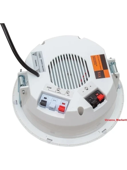 Bluetooth Alçıpan Tavan Hoparlör (12 cm - 220 Volt ile Direk Çalışır- Adaptör Gerektirmez) - 2