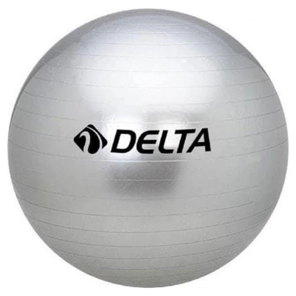 Delta 65 cm Dura-Strong Deluxe Gümüş Pilates Topu