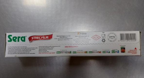 Sera Streç Film 30 Cm x 165 Mt 8 Micron x 9 Paket - Resim 5