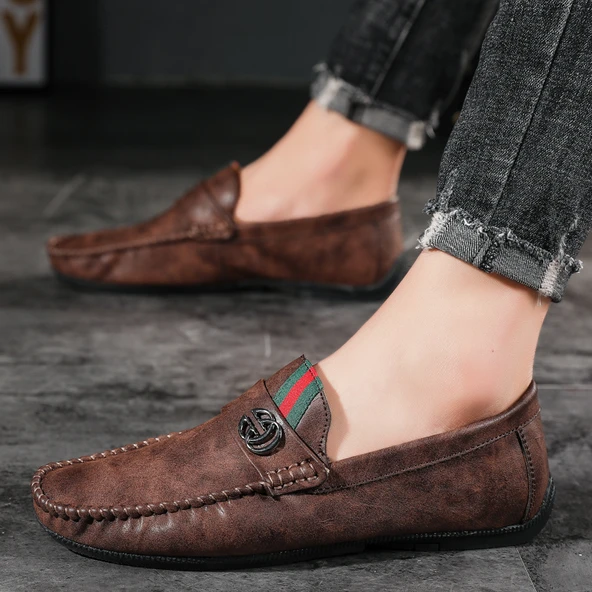 Erkek Loafer Ayakkabı (Kahverengi)