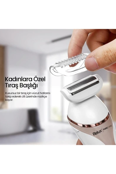 Relux REP9542 PureCare Islak Kuru Şarjlı Epilasyon Aleti - 3