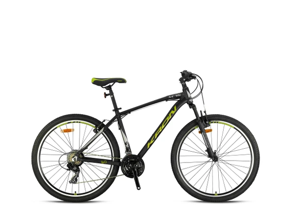 XC 75 - 24  MTB - 13' - 21 Vites - V.B - Mat Gri-Siyah/Neon Sarı